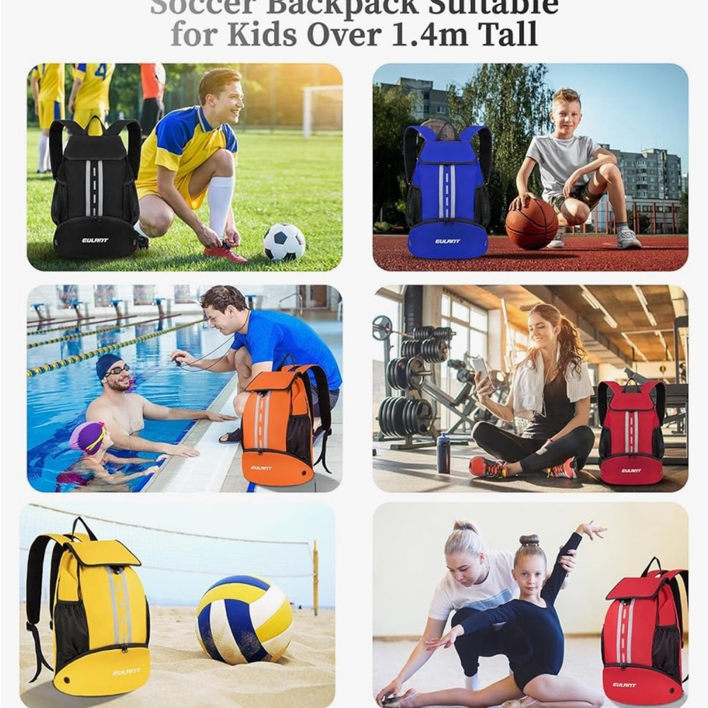 Sport Drawstring Gym Backpack - Picture 3 of 5